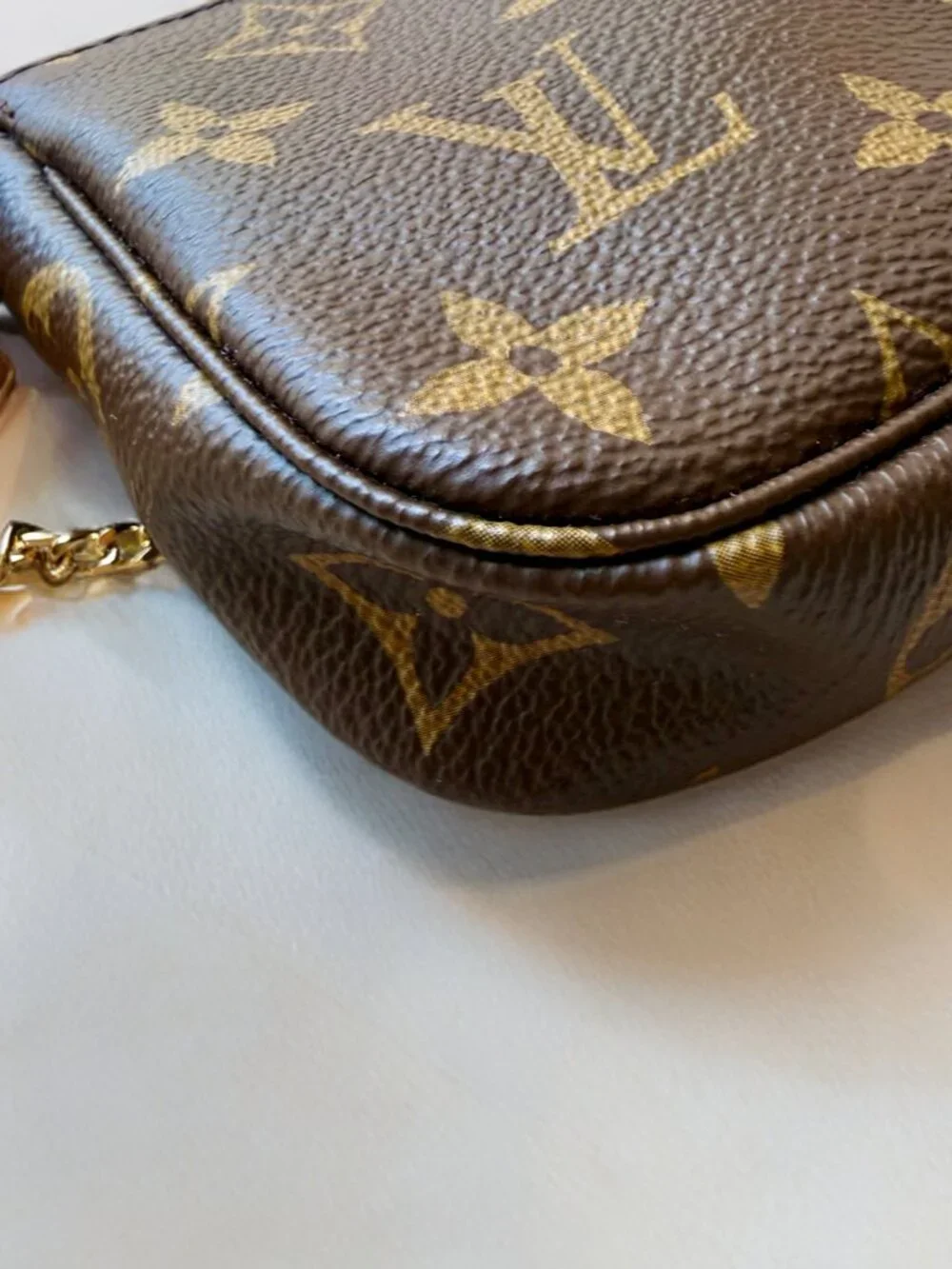 Louis Vuitton Canvas Monogram Mini Pochette Accessoires Bag